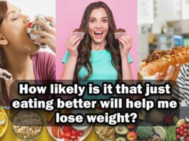 How likely is it that just eating better will help me lose weight