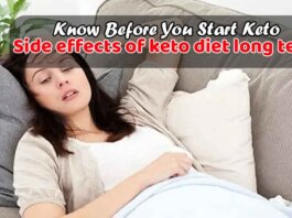Side effects of keto diet long term