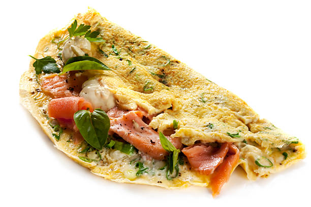 Herbed Omelet with Smoked Salmon